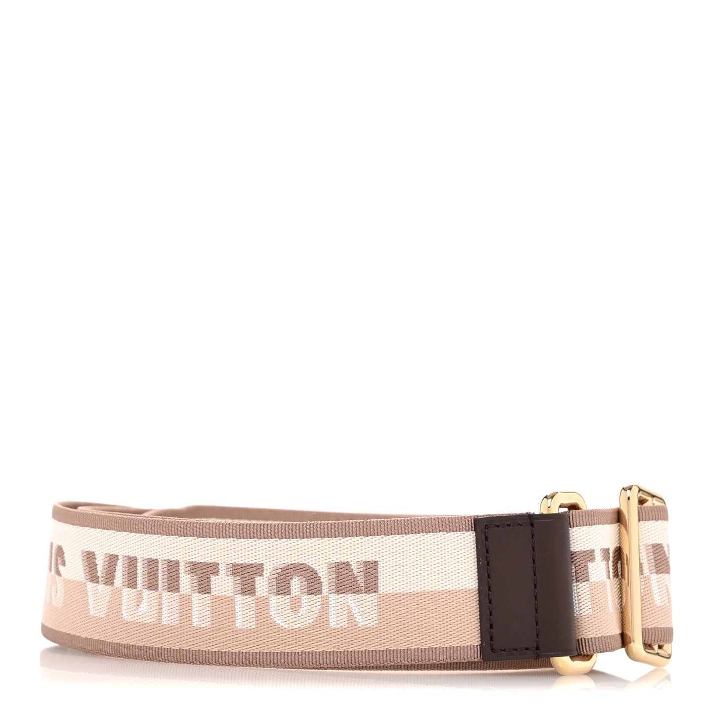 Jacquard Speedy Bandouliere 20 Shoulder Strap Beige Brown