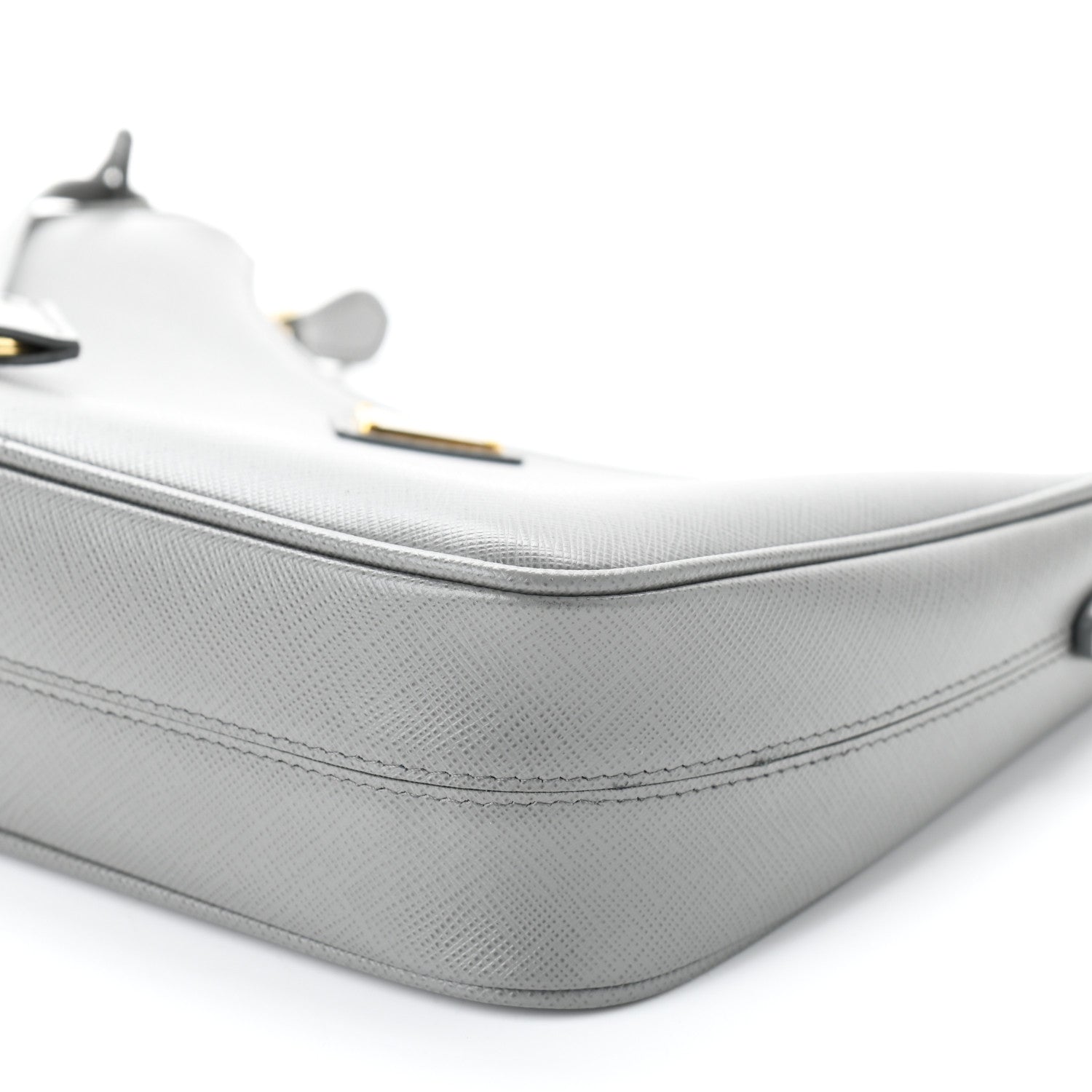 Prada Saffiano Re-Edition 2005 Shoulder Bag Ardesia 10 of 10