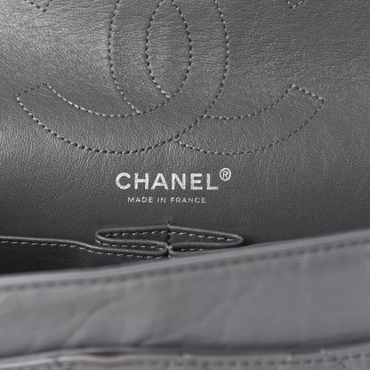 Chanel Aged Calfskin Quilted 2.55 Reissue 226 Flap Grey 9 of 11