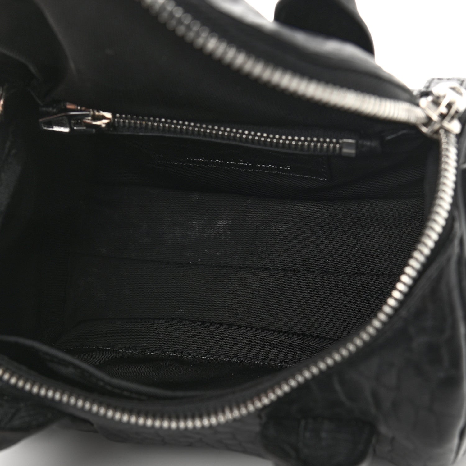 Alexander Wang Pebbled Lambskin Mini Rockie Black Rhodium Hardware 4 of 9