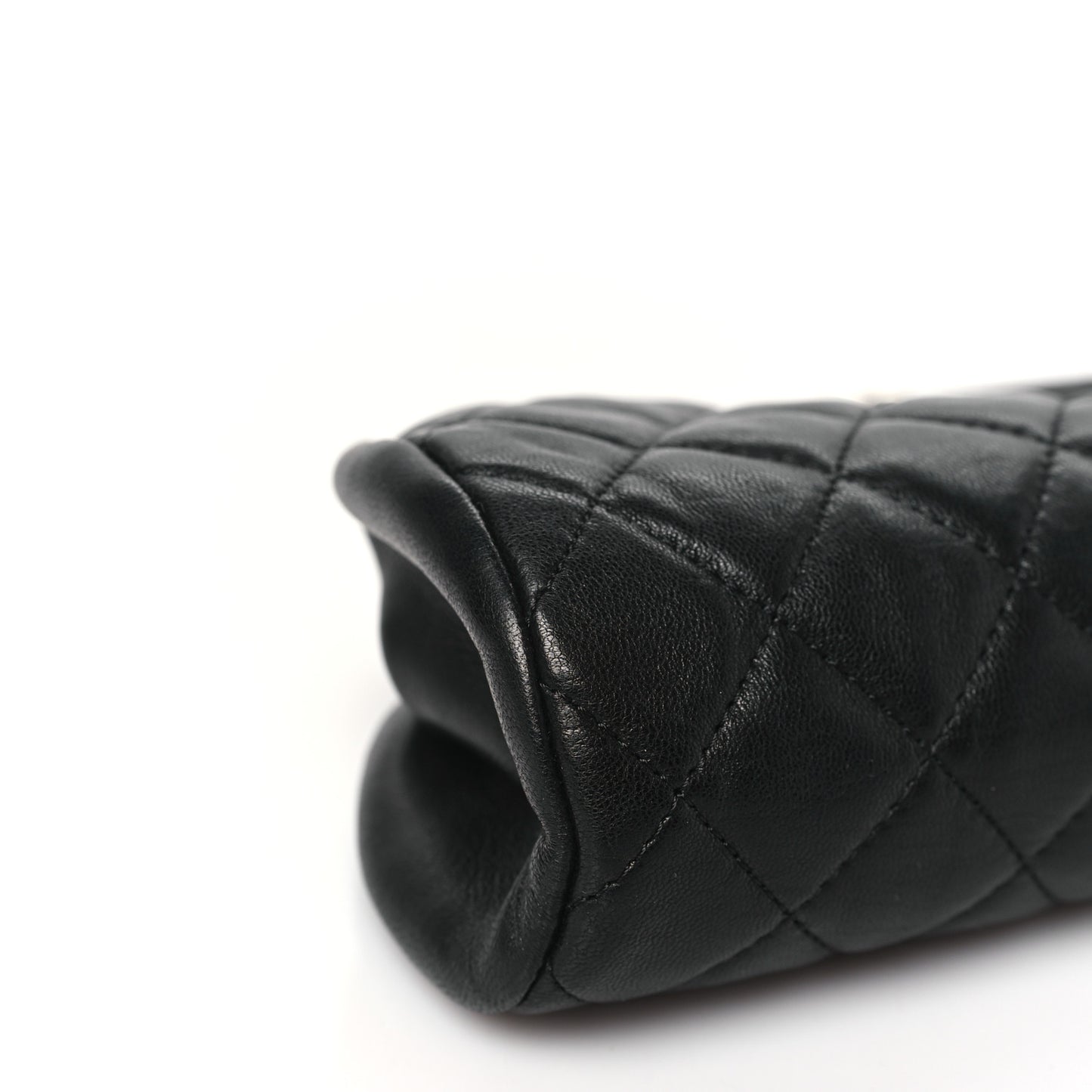Lambskin Quilted Timeless Clutch Black