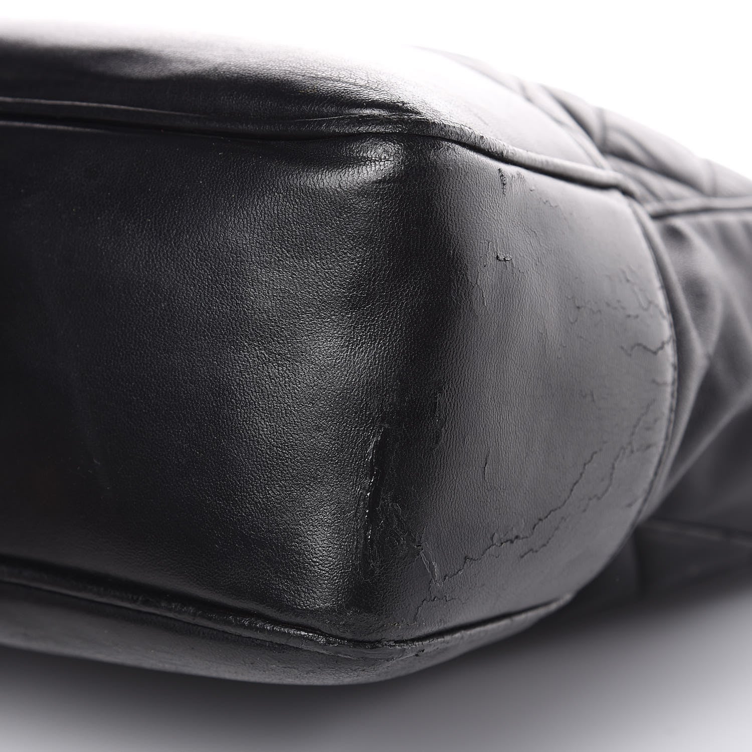 Chanel Lambskin Shopping Tote Black 8 of 21