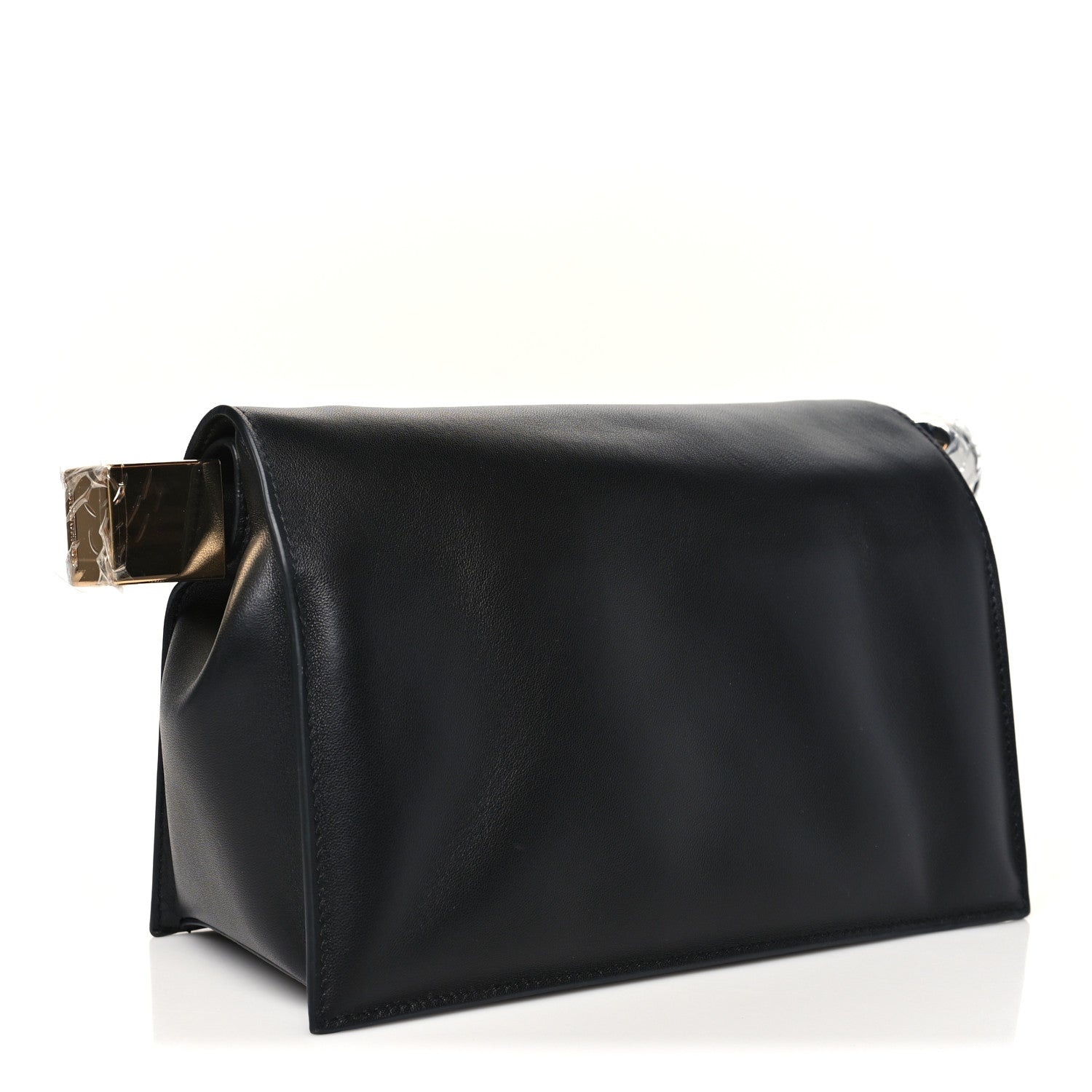 Jacquemus Smooth Calfskin La Pochette Rond Carre Black 3 of 9
