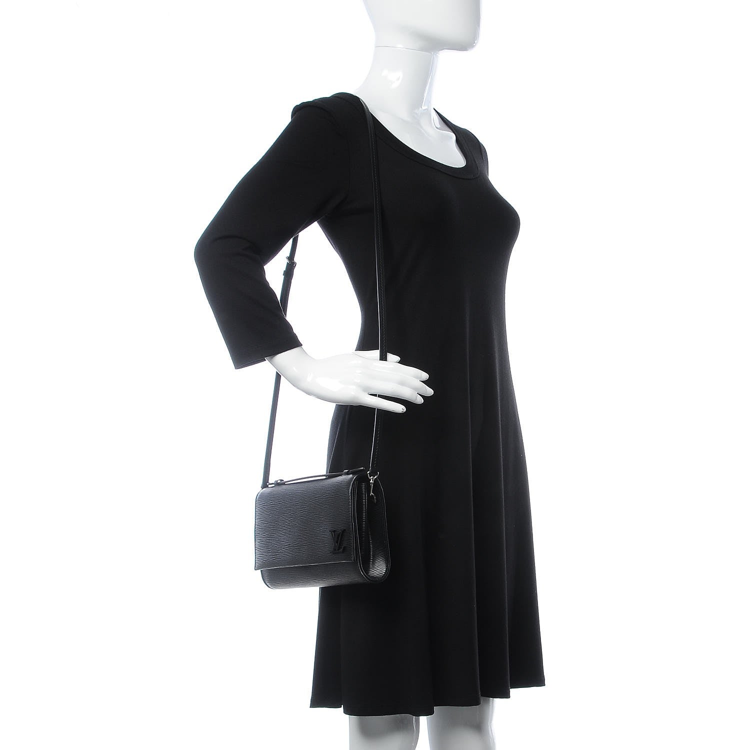 Louis Vuitton Epi Clery Black 3 of 13