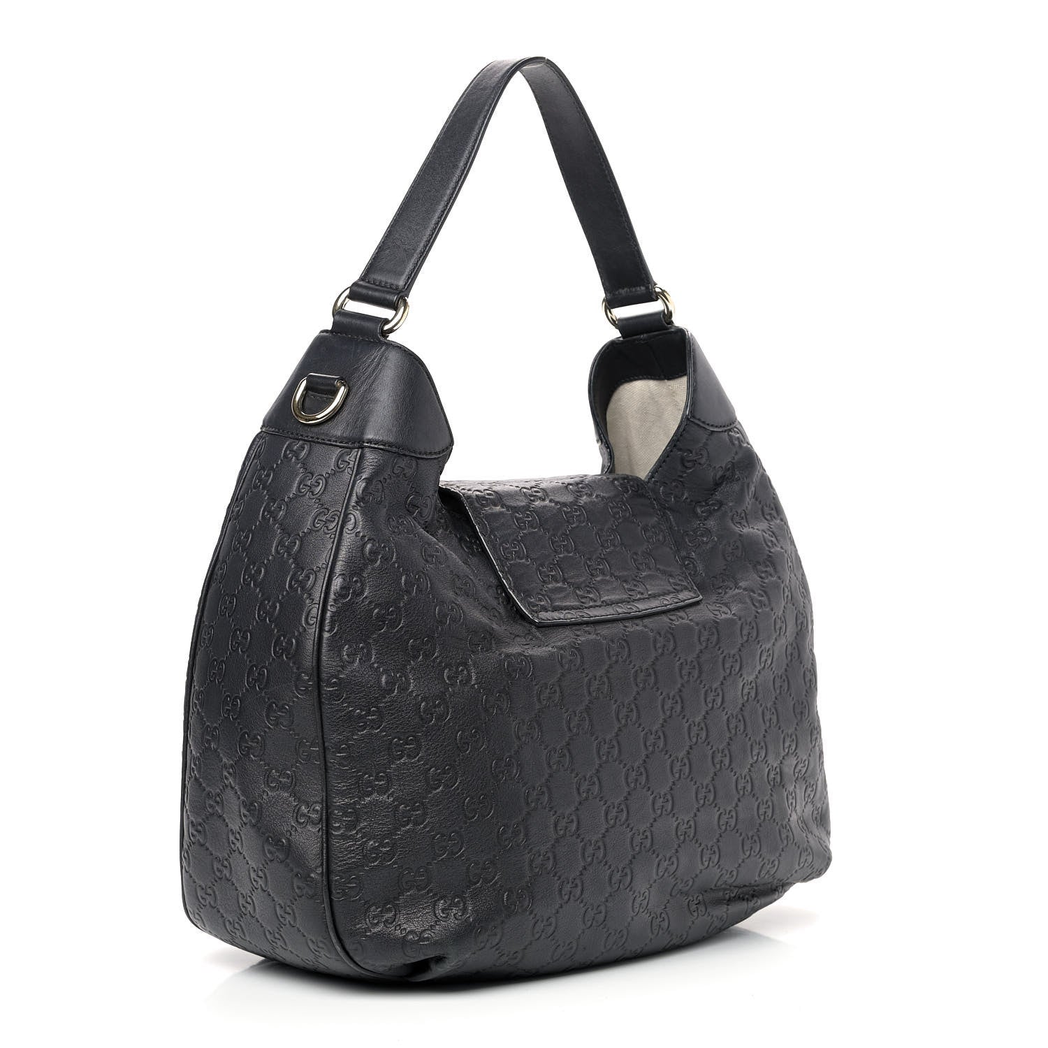 Gucci Guccissima Medium Emily Hobo Black 3 of 10