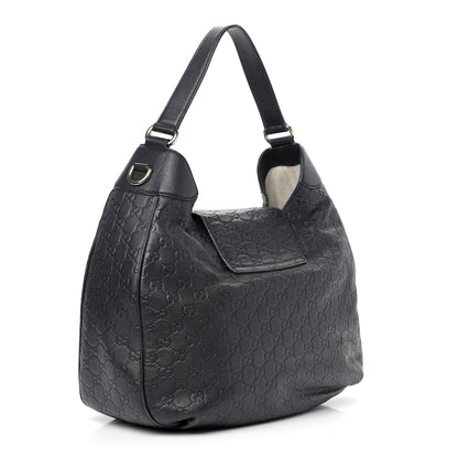 Gucci Guccissima Medium Emily Hobo Black 3 of 10