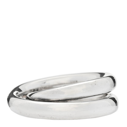Hermes Sterling Silver Vertige Ring 53 6.25 1 of 5