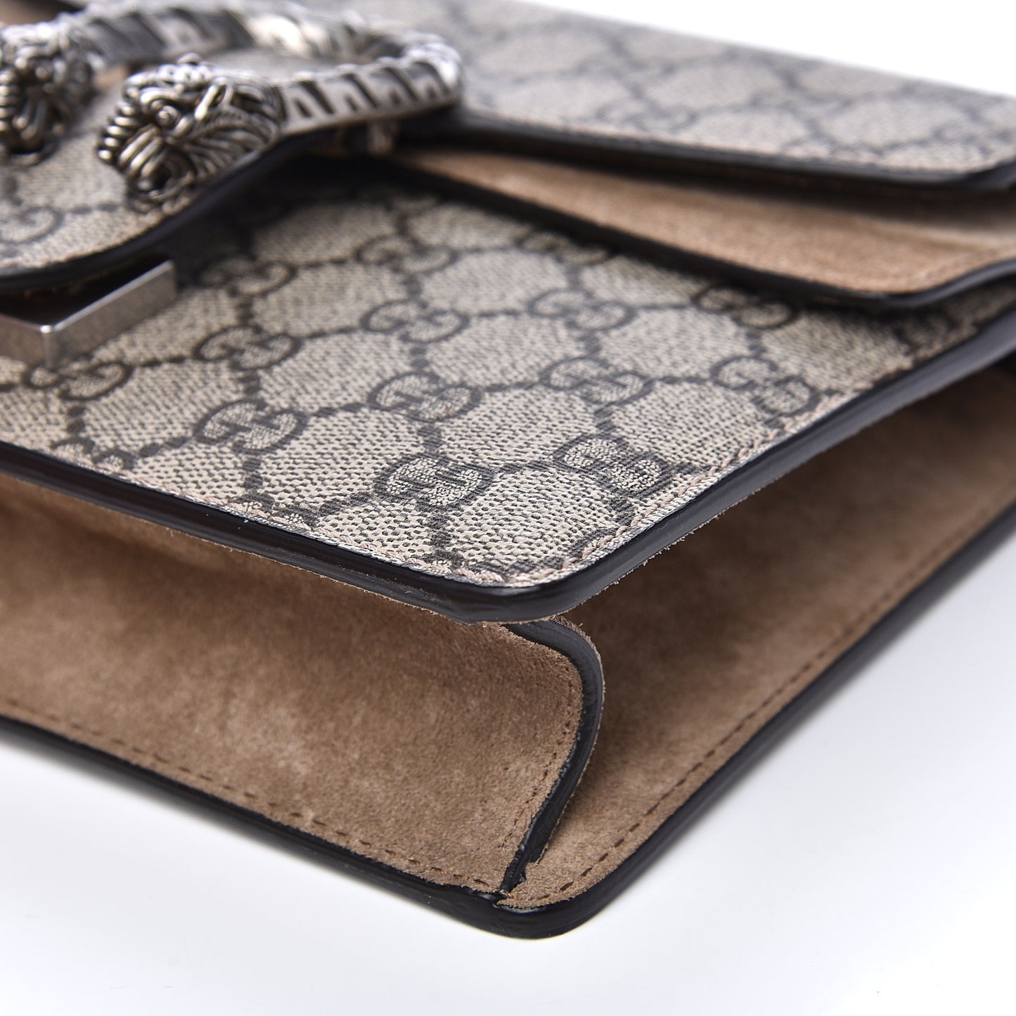 GG Supreme Monogram Mini Dionysus Shoulder Bag Taupe
