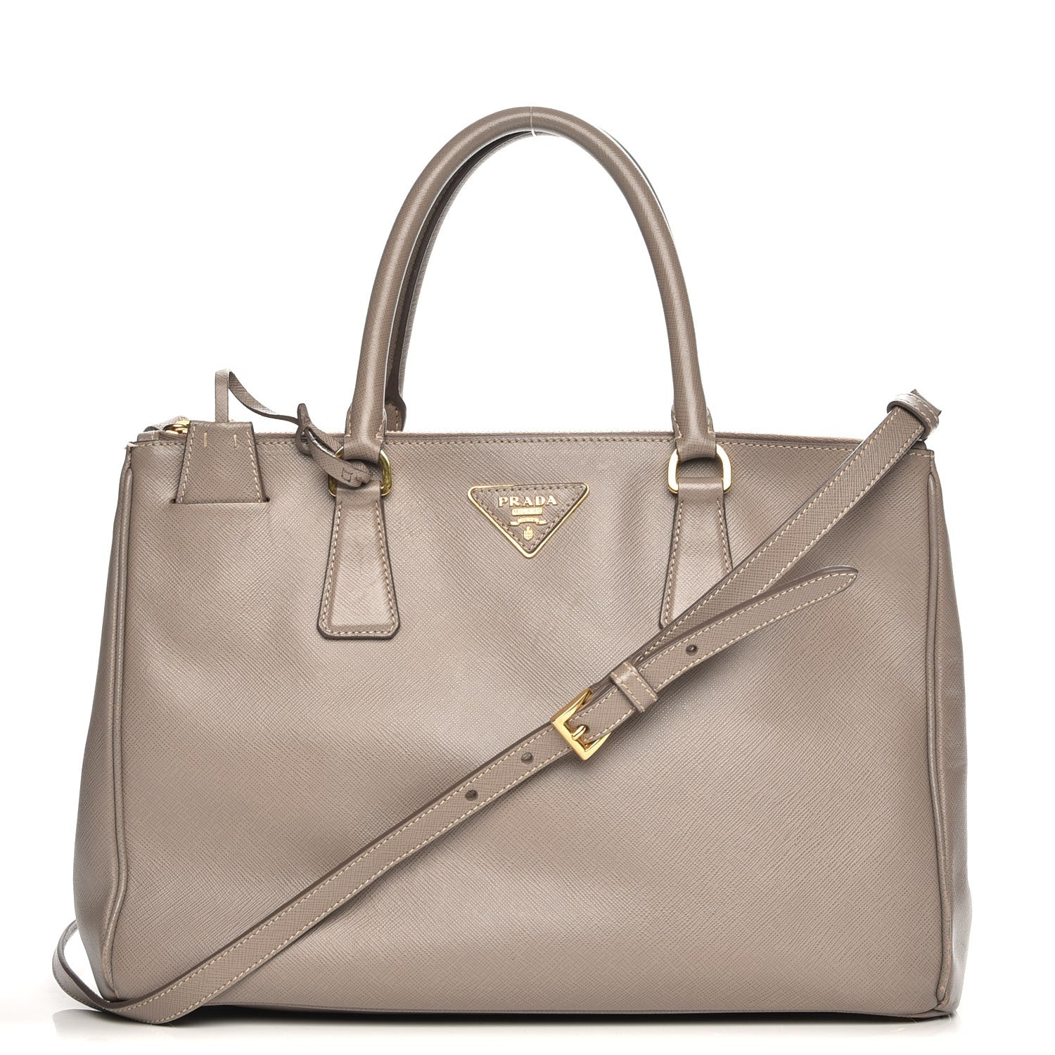 Prada Saffiano Medium Galleria Double Zip Tote Argilla 1 of 15