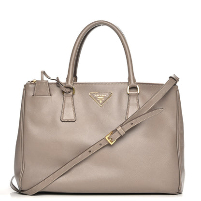 Prada Saffiano Medium Galleria Double Zip Tote Argilla 1 of 15