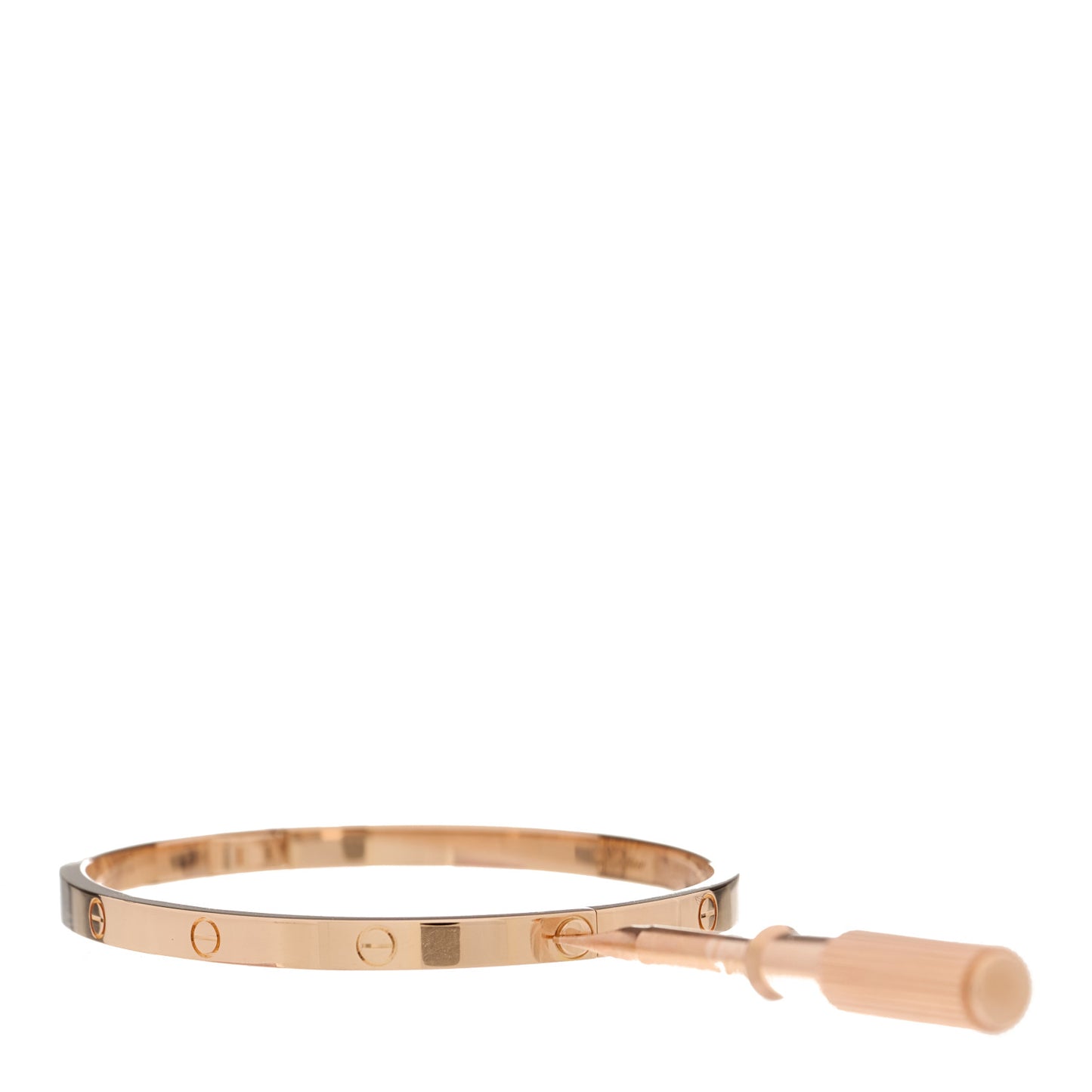 18K Pink Gold Small LOVE Bracelet 16