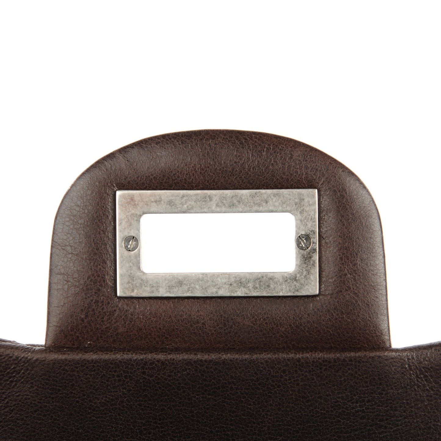 Washed Lambskin Quilted Jumbo Hybrid Reissue Flap Dark Brown