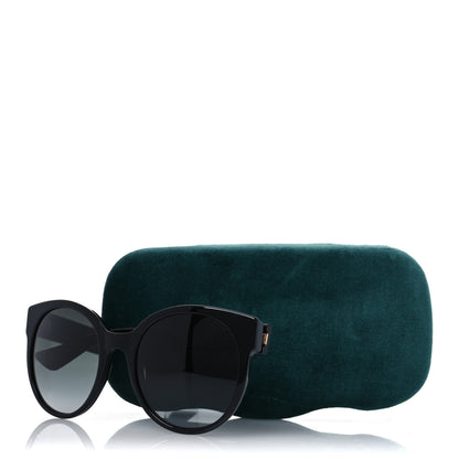 Gucci Acetate Round Sunglasses GG 0035S Black 8 of 8