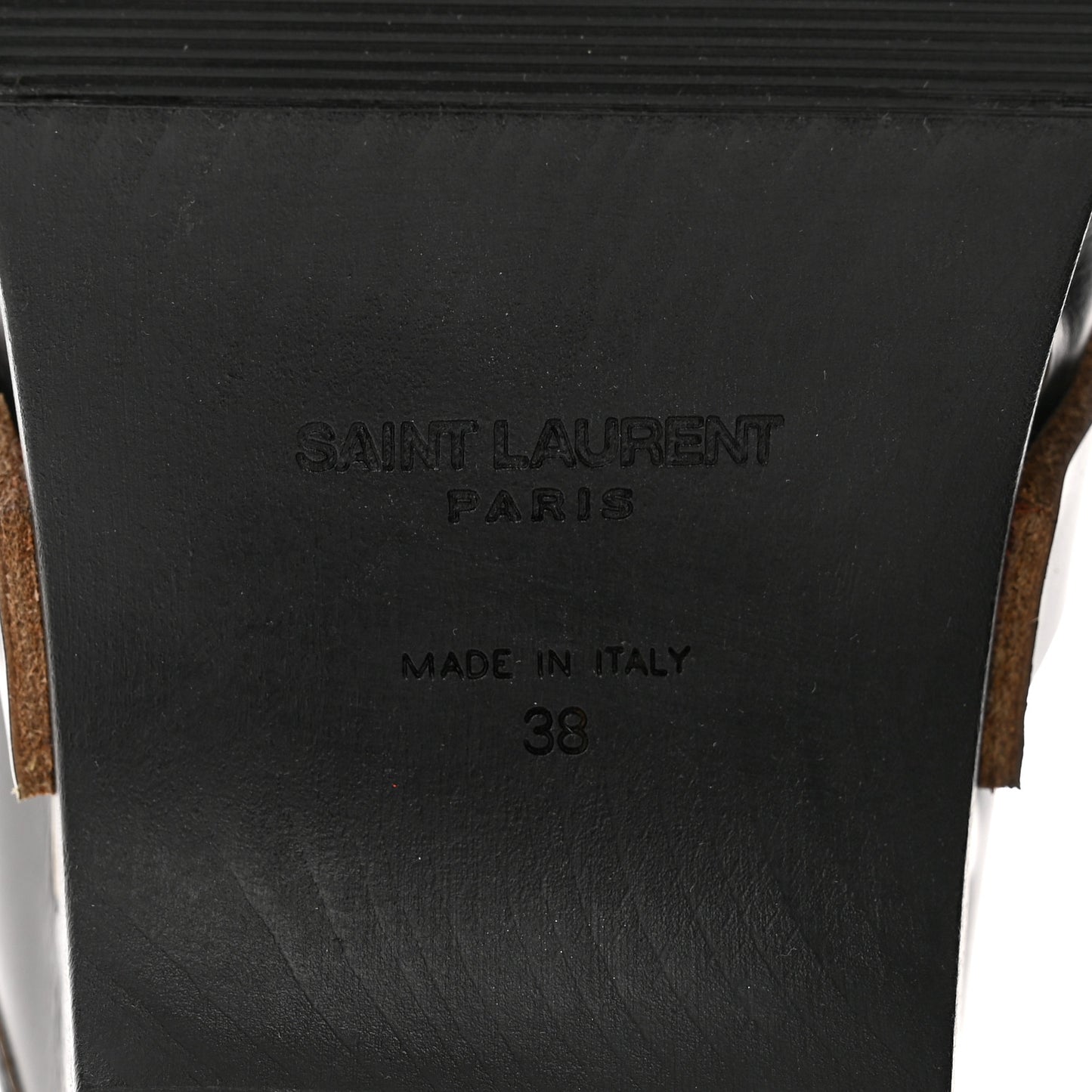 Smooth Calfskin Le Maillon Clogs 38 Black