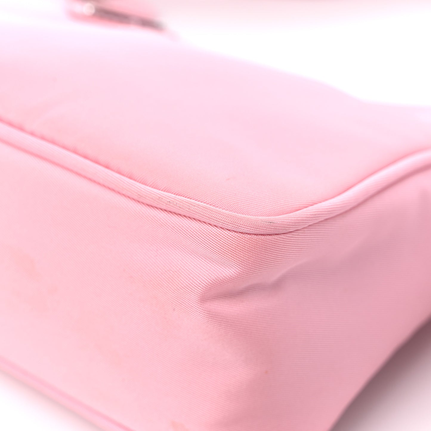 Tessuto Nylon Saffiano Mini Re-Edition 2000 Bag Rosa