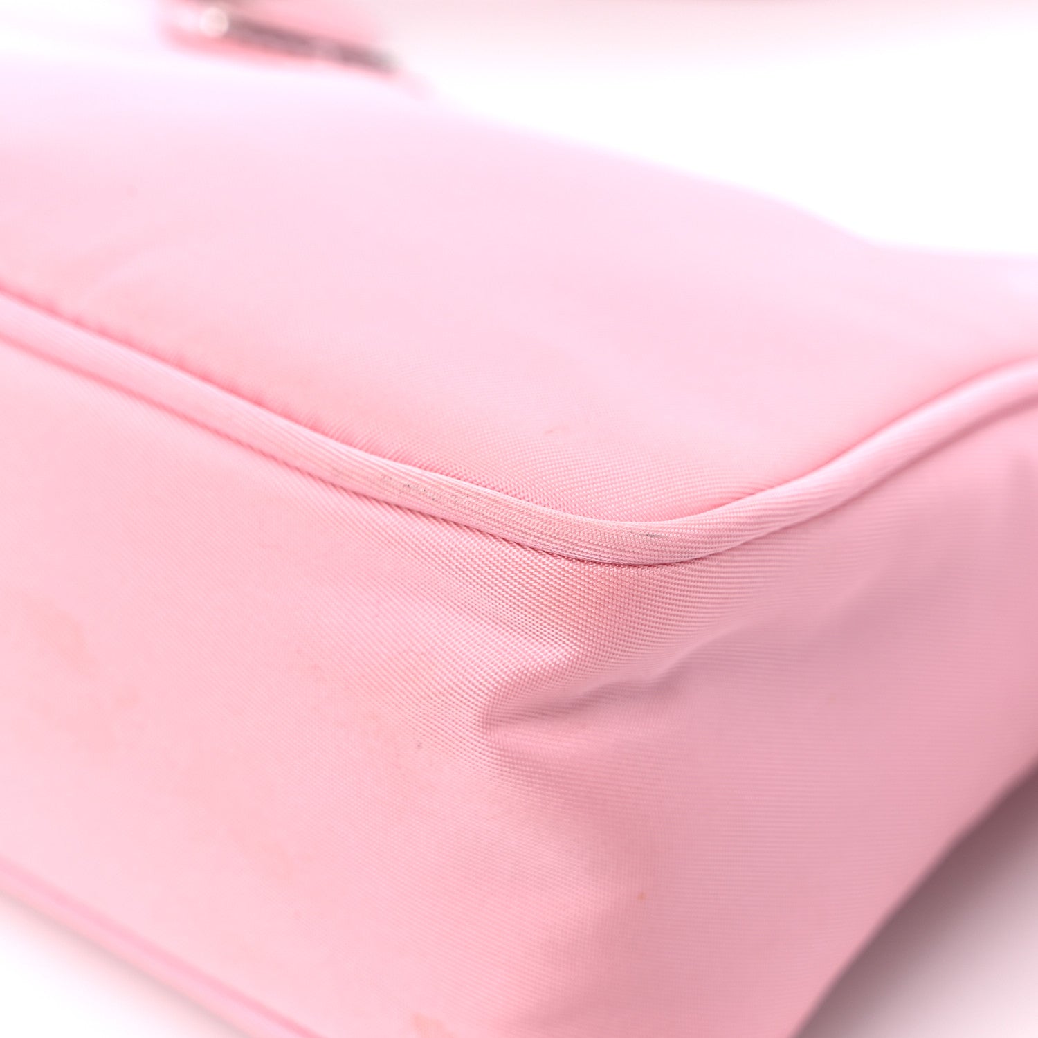 Prada Tessuto Nylon Saffiano Mini Re-Edition 2000 Bag Rosa 8 of 12