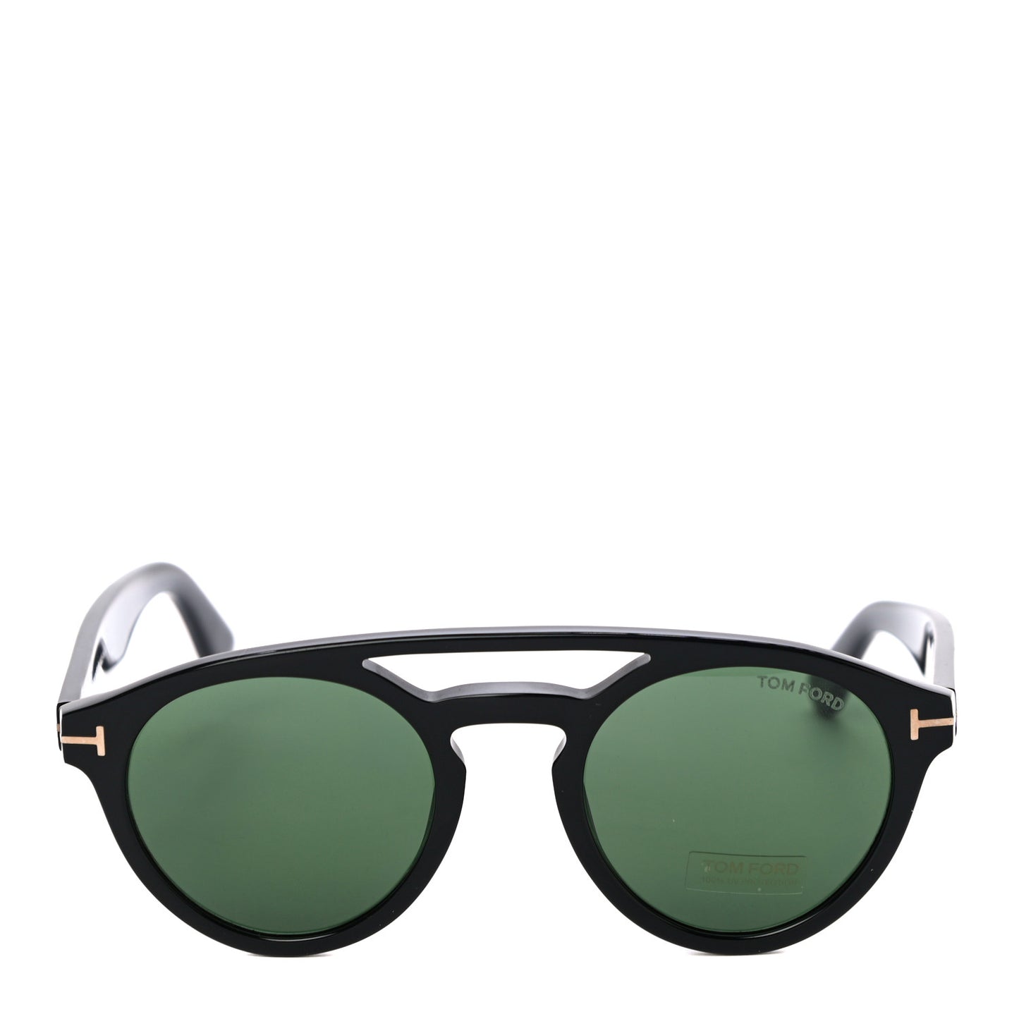 Clint Round Sunglasses TF537 Black