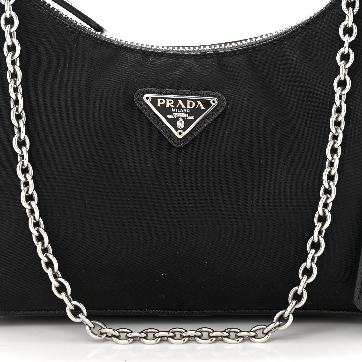Prada Nylon Re-Edition 2005 Shoulder Bag Black 9 of 11