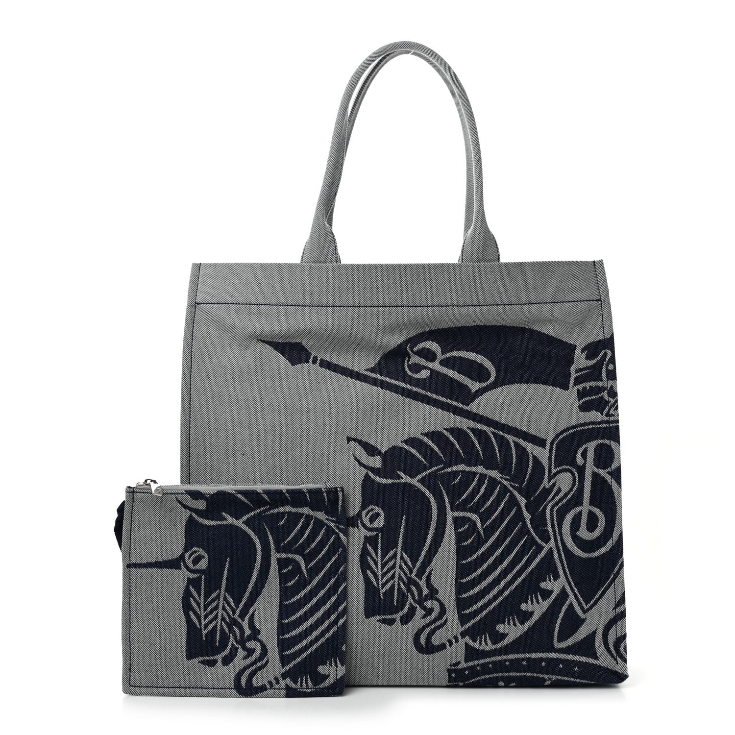 Burberry Canvas EKD Square Tote Knight 3 of 10