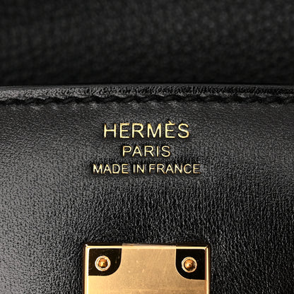 Hermes Box Birkin Sellier 25 Black 6 of 12