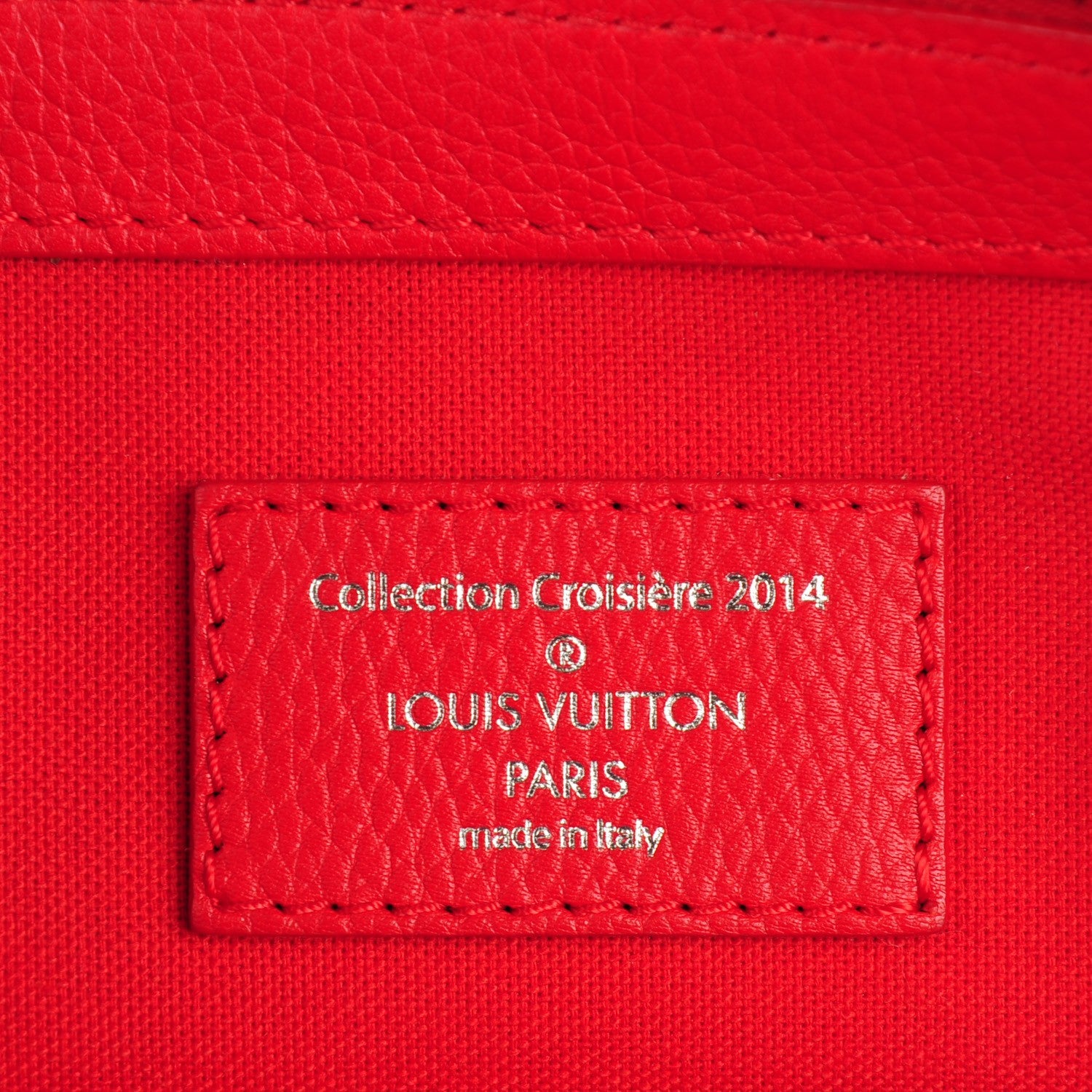Louis Vuitton Calfskin Mobil Tote Carmine 7 of 20