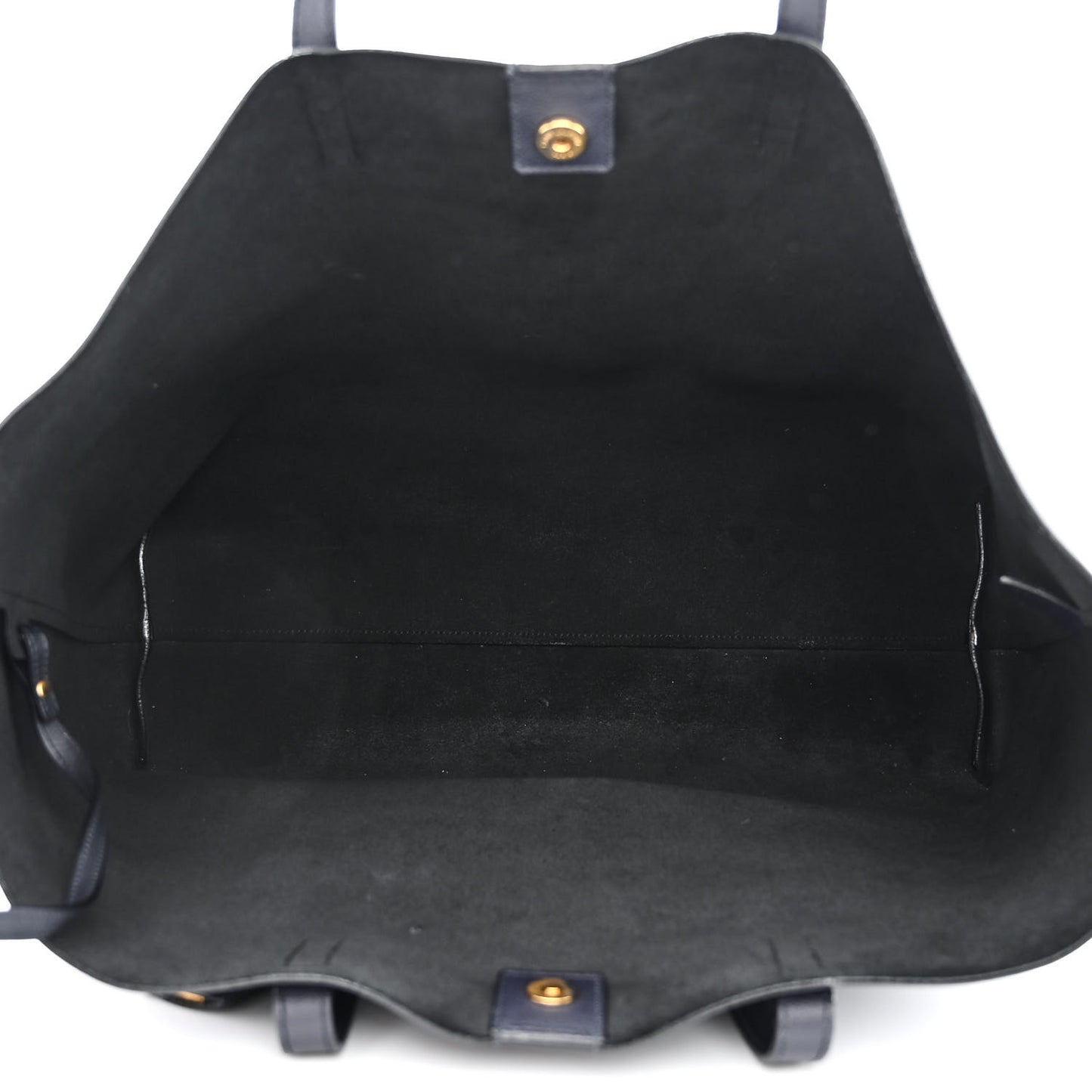 Calfskin Large Shopping Tote Navy