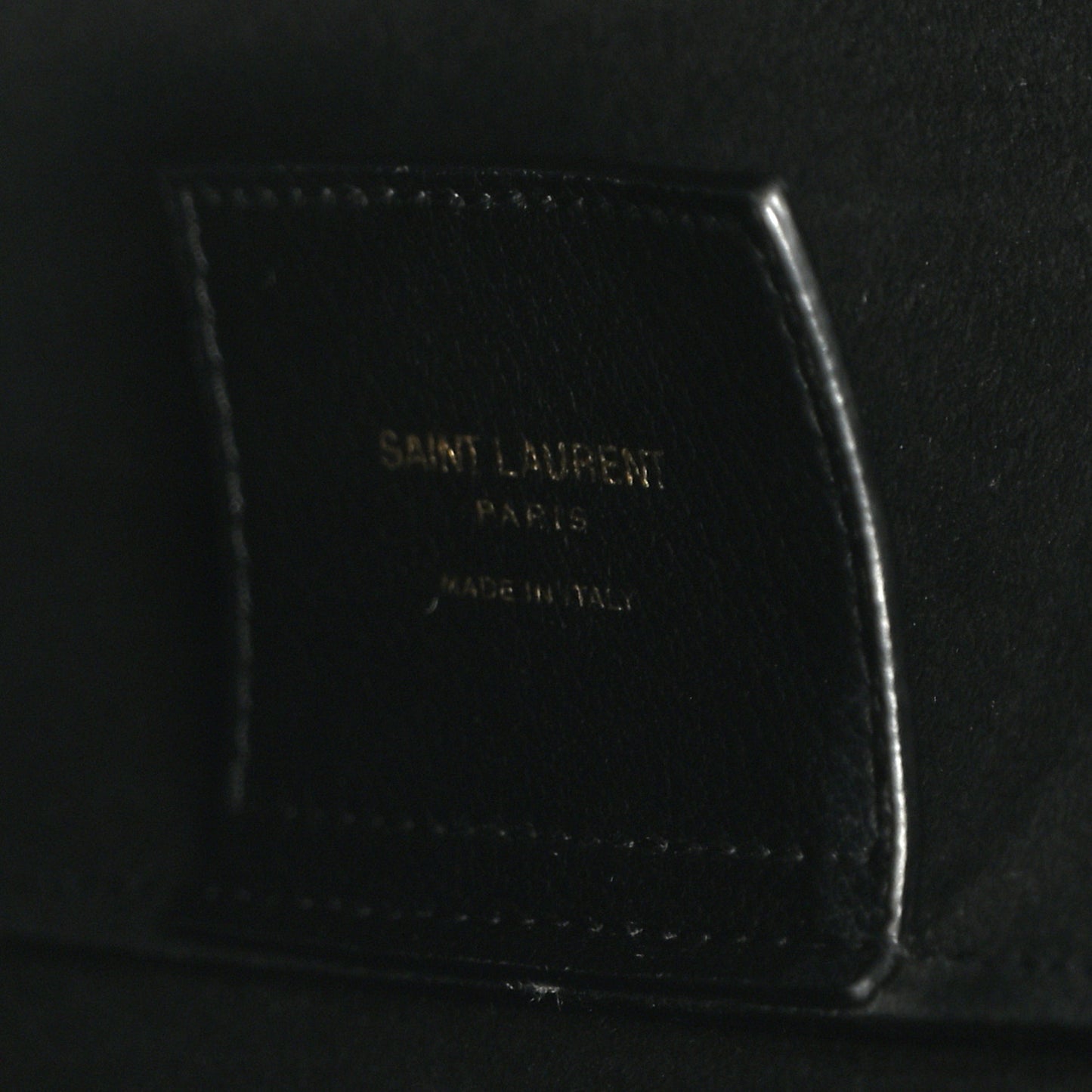 Calfskin North-South Shopping Tote Black