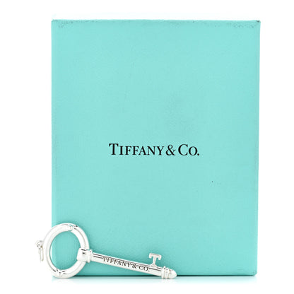 Tiffany Sterling Silver Modern Oval Key Pendant 4 of 4