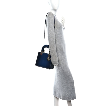 Christian Dior Snakeskin Medium Lady Dior Blue 2 of 10