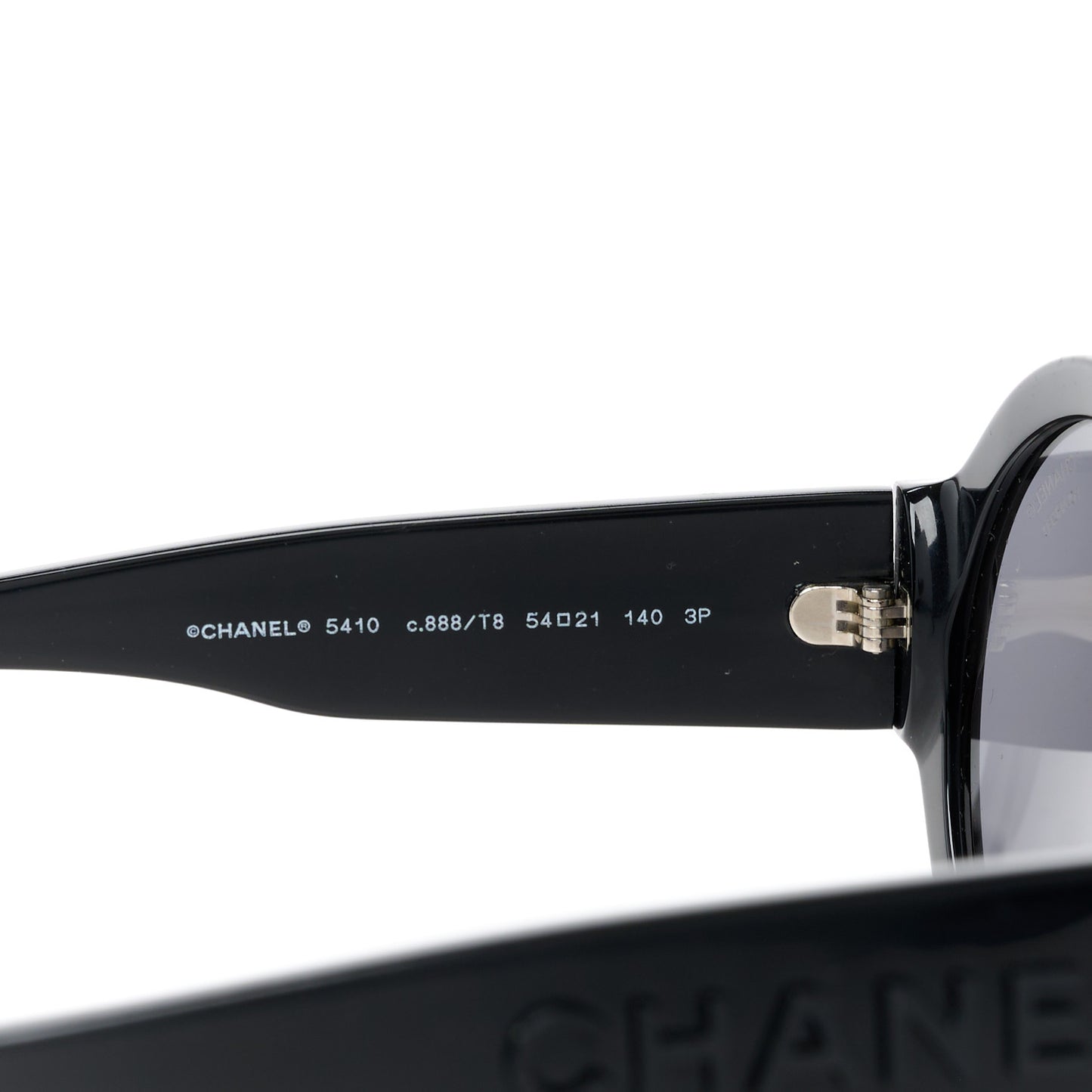 Acetate Polarized Round Sunglasses 5410 Black