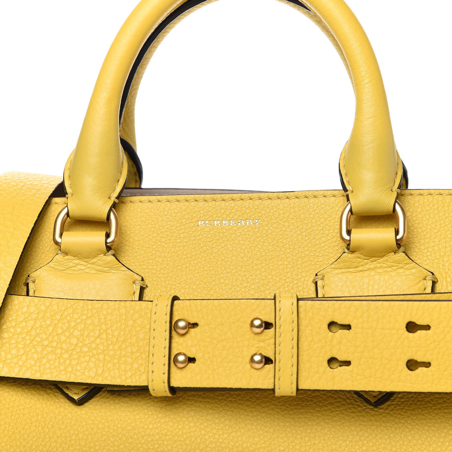 Burberry Marais Calfskin Medium Belt Bag Bright Larch Yellow 9 of 9