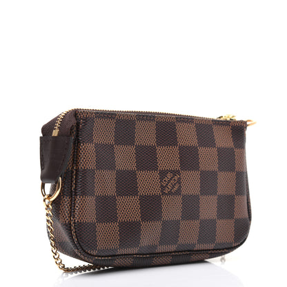 Louis Vuitton Damier Ebene Mini Pochette Accessories 3 of 11