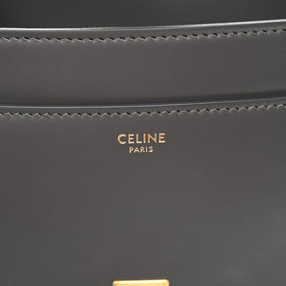 Celine Satinated Calfskin Medium 16 Top Handle Bag Medium Grey 6 of 10