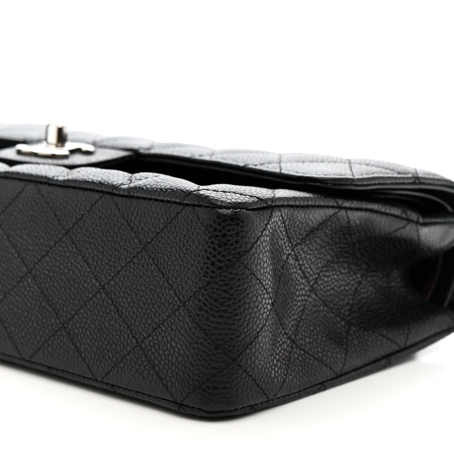 Chanel Caviar Quilted Medium Double Flap Black 10 of 11
