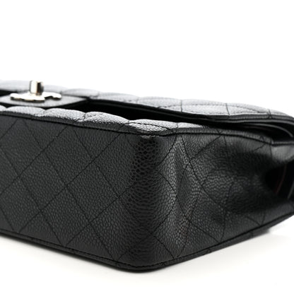 Chanel Caviar Quilted Medium Double Flap Black 10 of 11