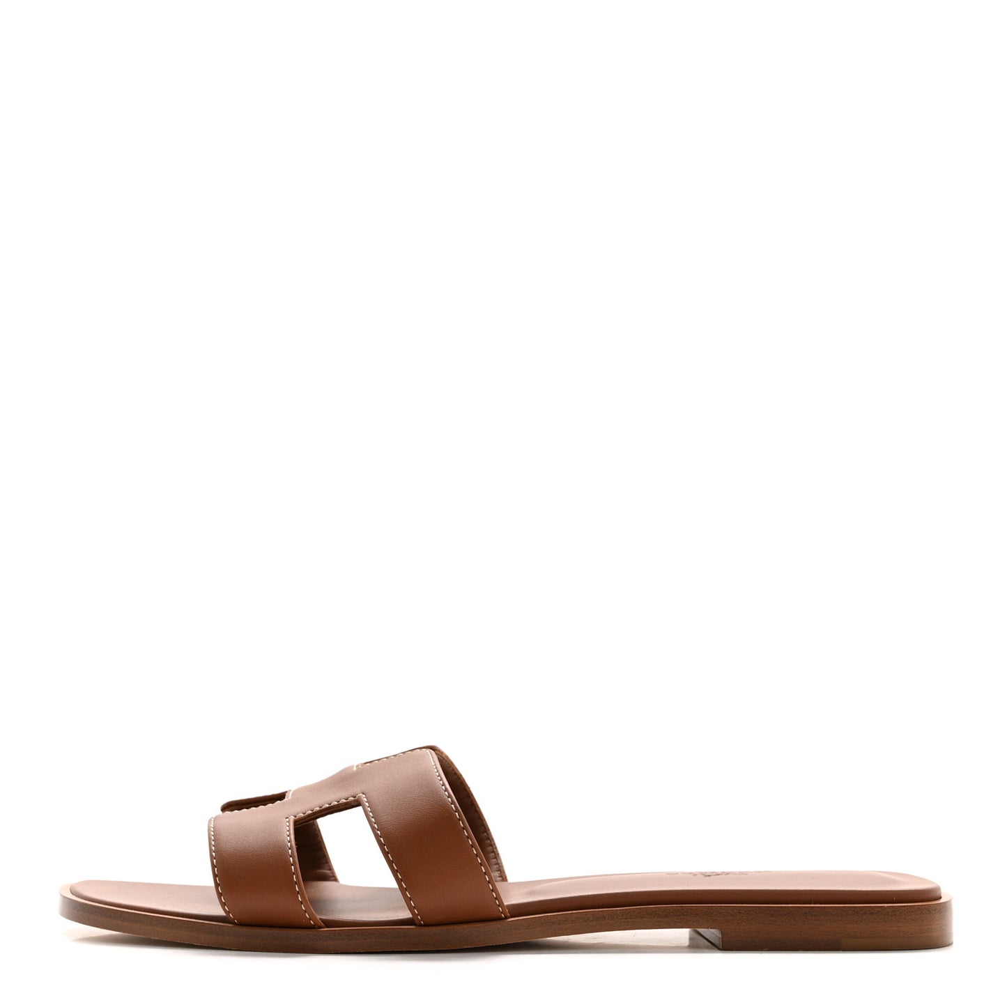Box Calfskin Oran Sandals 38 Gold