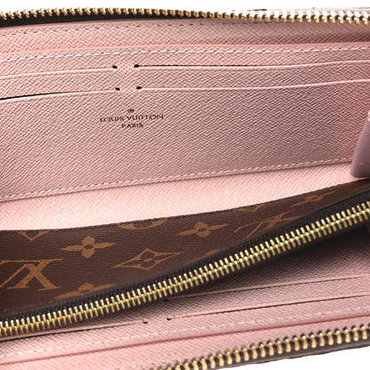 Louis Vuitton Monogram Clemence Wallet Rose Ballerine 5 of 7