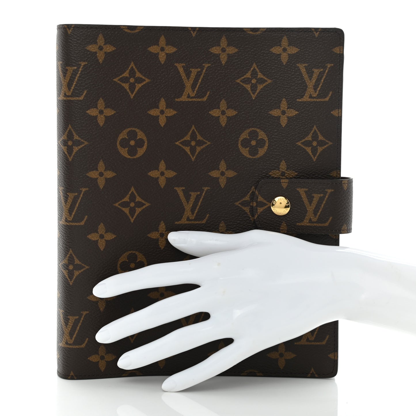 Monogram Large Ring Agenda Cover