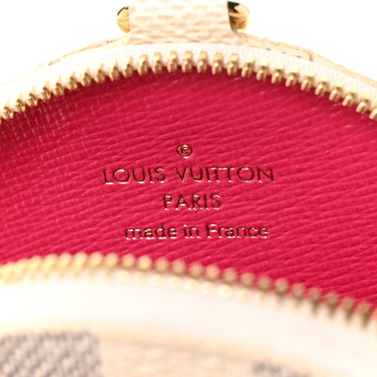 Louis Vuitton Damier Azur 2021 Christmas Animation Hollywood Bag Charm Fuchsia 5 of 8