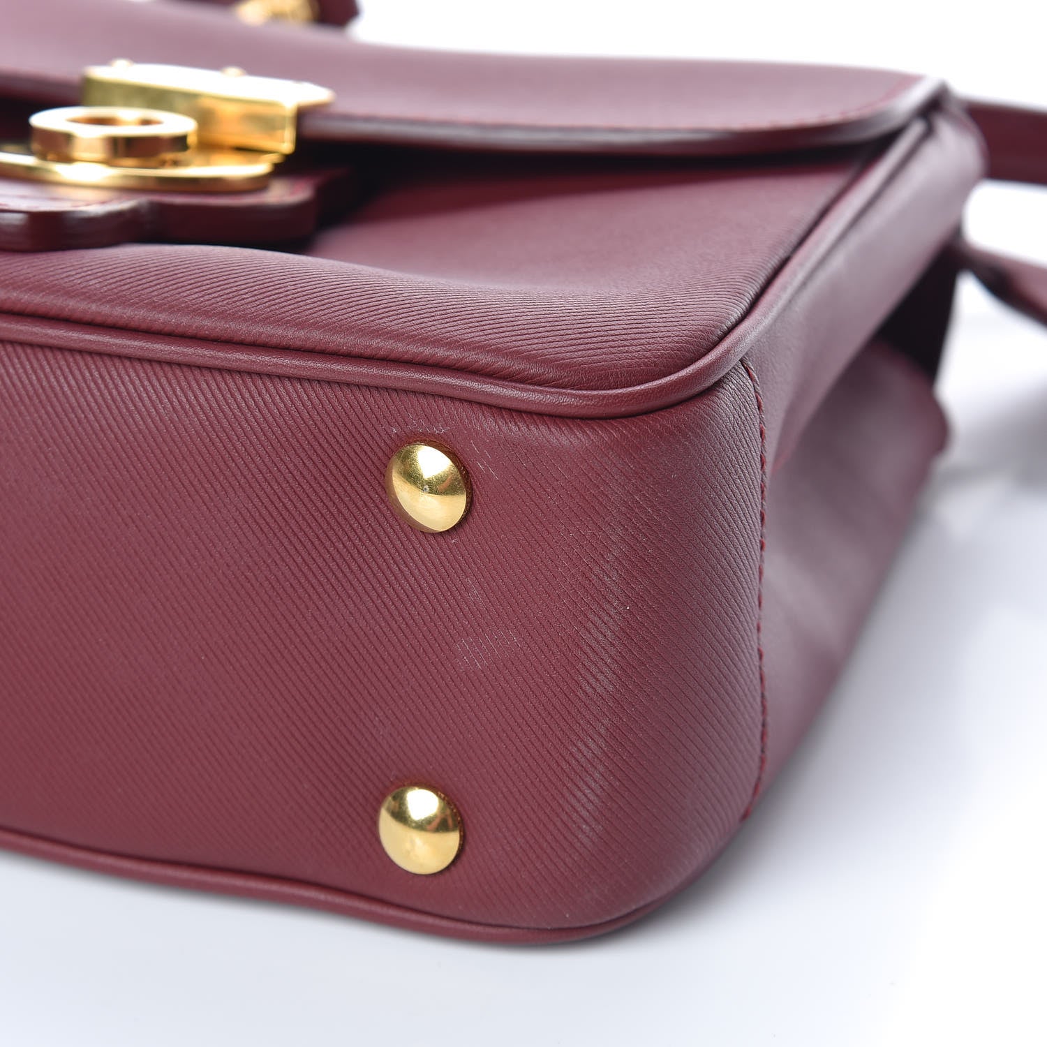Burberry Trench Calfskin Small DK88 Top Handle Bag Antique Red 11 of 11