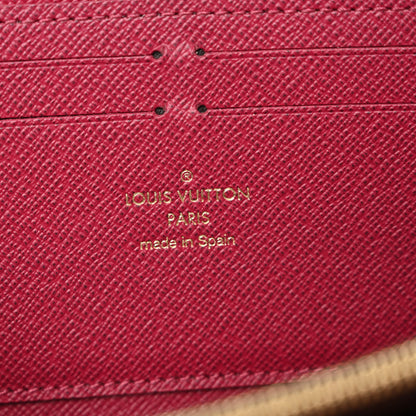 Louis Vuitton Monogram Clemence Wallet Fuchsia 6 of 9