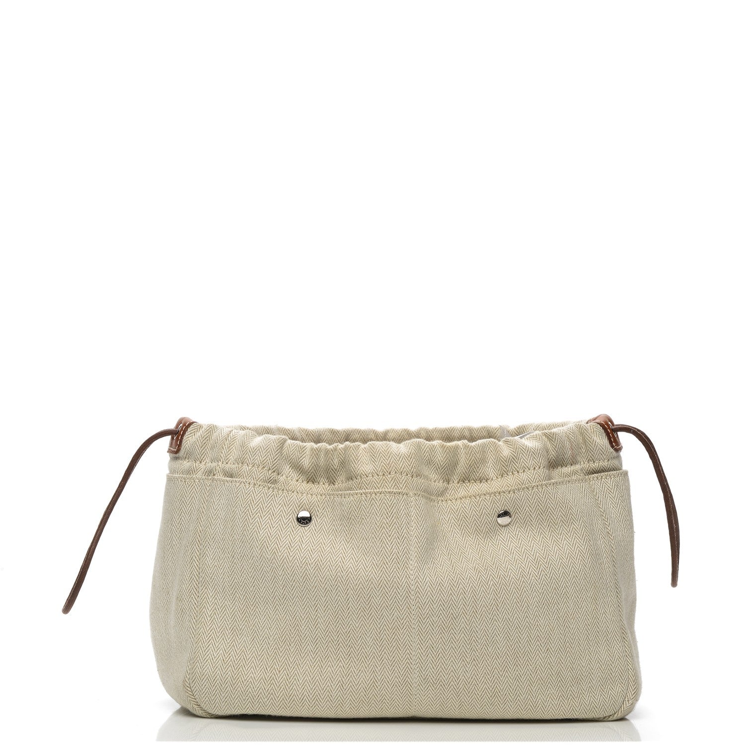 Hermes Canvas Barenia Fourbi 25 MM Pouch Naturel Fauve 1 of 9