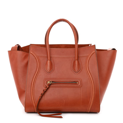 Celine Natural Calfskin Medium Phantom Luggage Brick 1 of 10