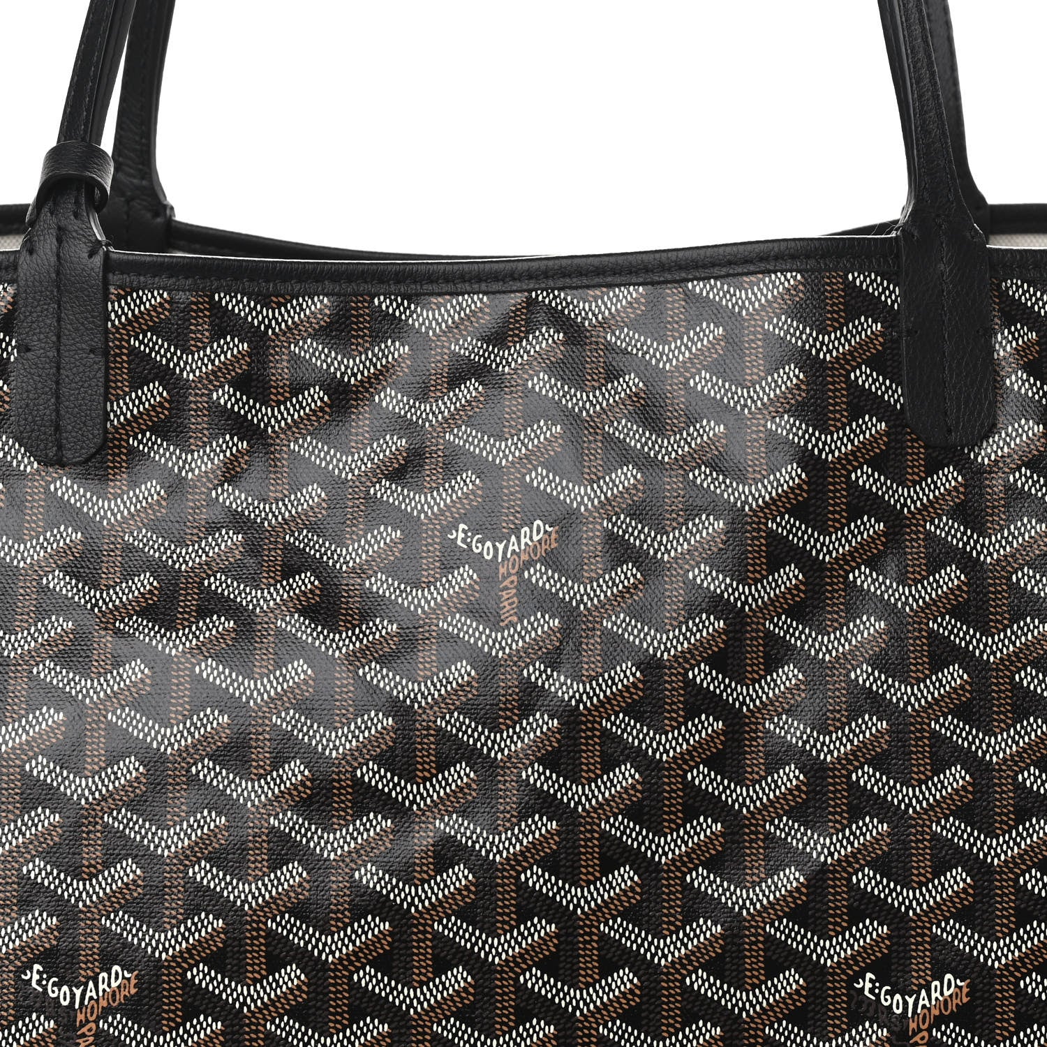 Goyard Goyardine Saint Louis GM Black 10 of 12