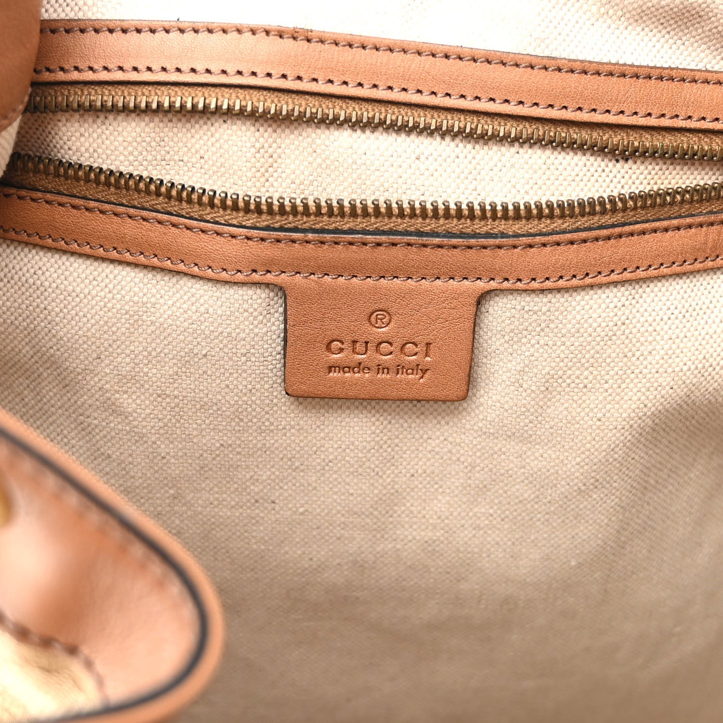 Monogram Web Rania Drawstring Shoulder Bag Sand