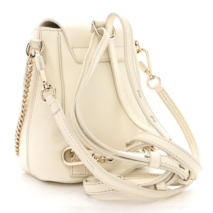 Chloe Calfskin Quilted Mini Faye Backpack Natural White 3 of 11