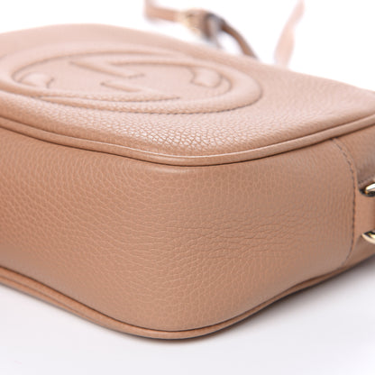 Gucci Pebbled Calfskin Small Soho Disco Bag Rose Beige 9 of 11