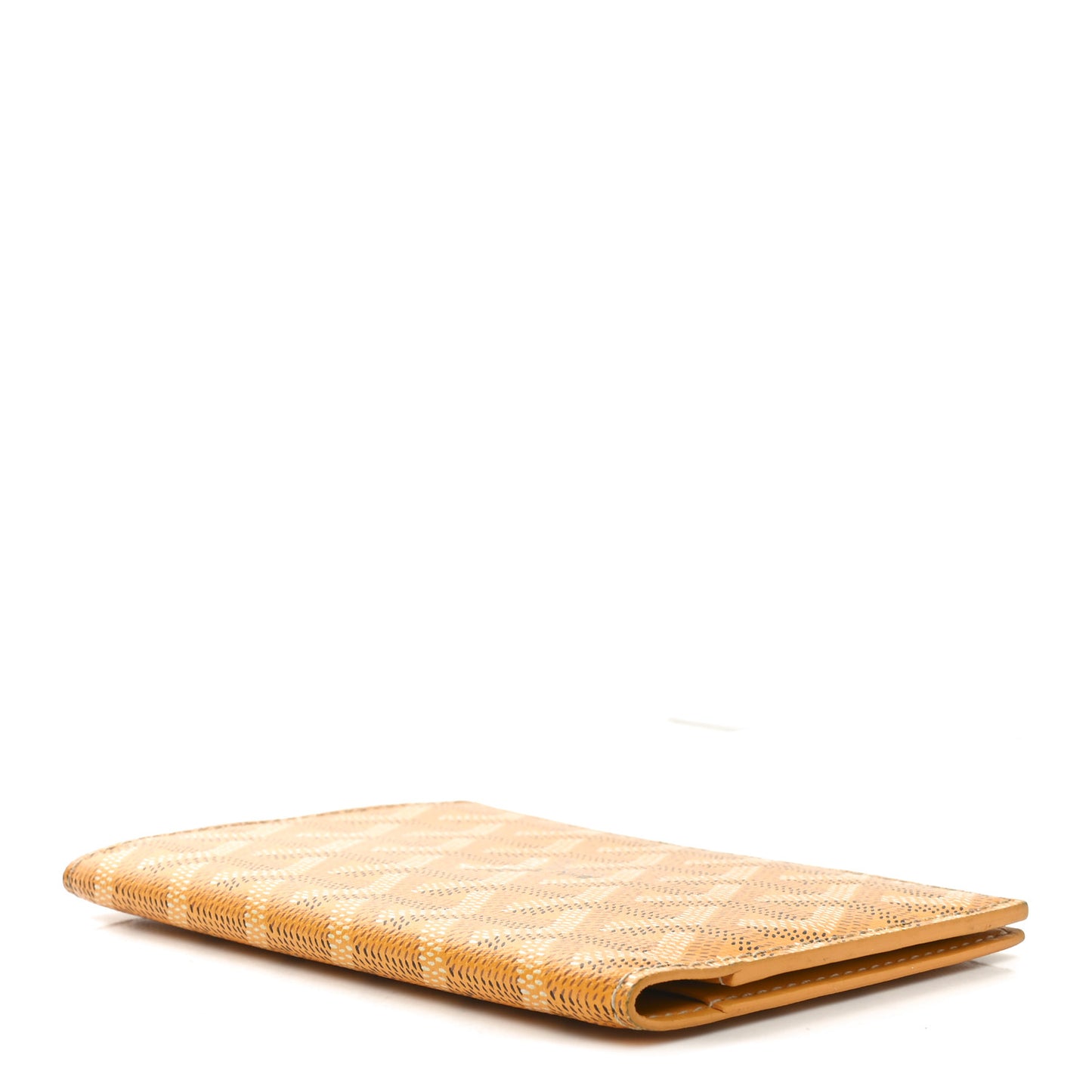 Goyardine Passport Wallet Yellow