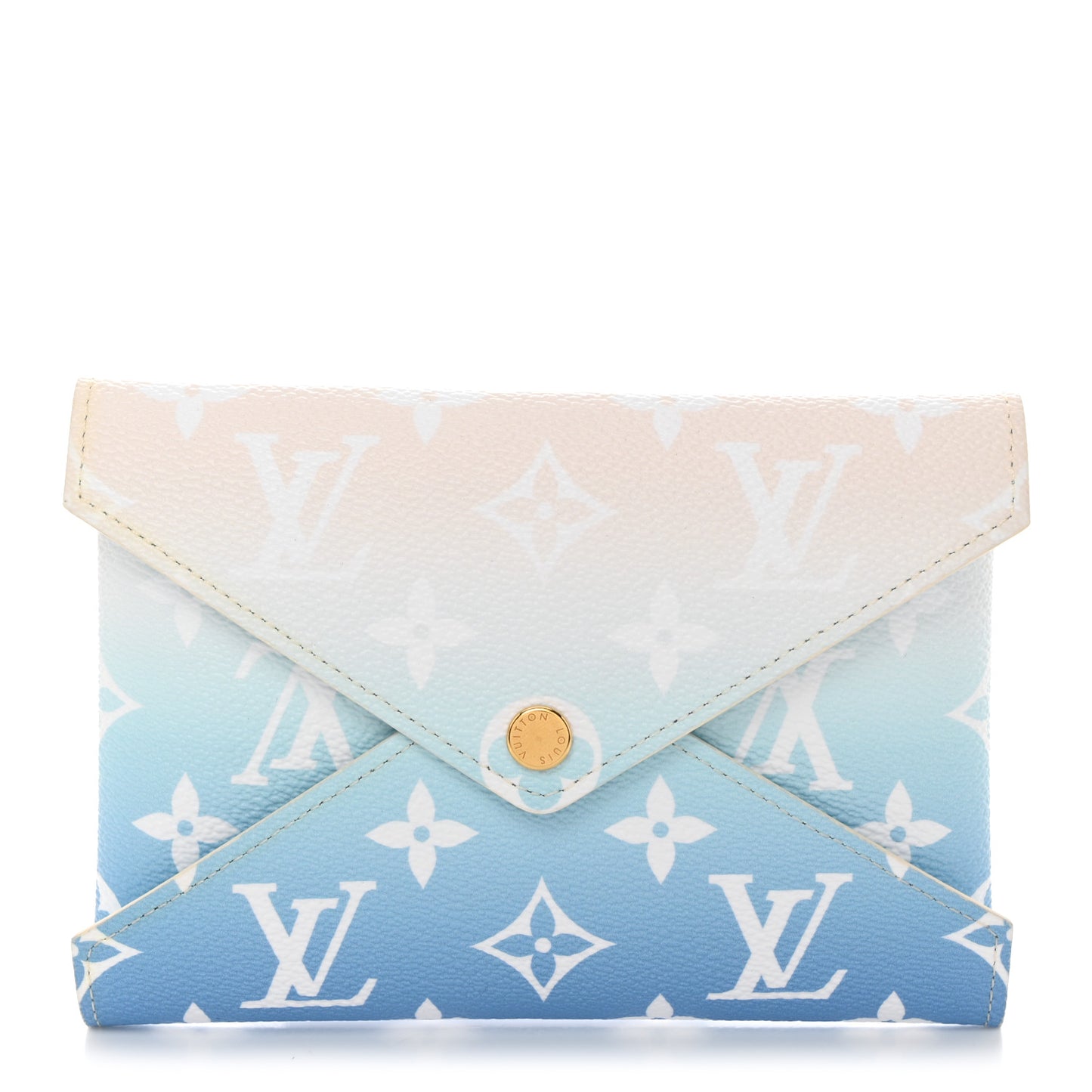 Monogram Giant By The Pool Medium Kirigami Pochette Insert Blue Mist