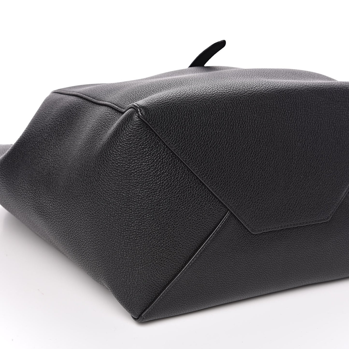 Soft Grained Calfskin Small Belt Cabas Phantom Black